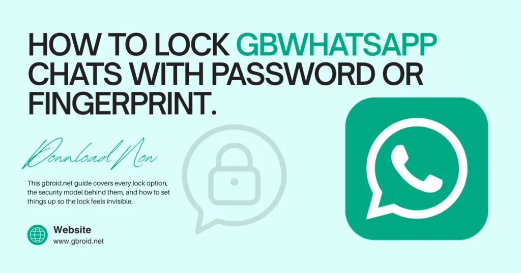 How to Lock GBWhatsApp Chats