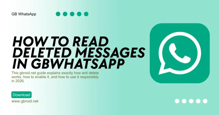 How to Read Deleted Messages in GBWhatsApp